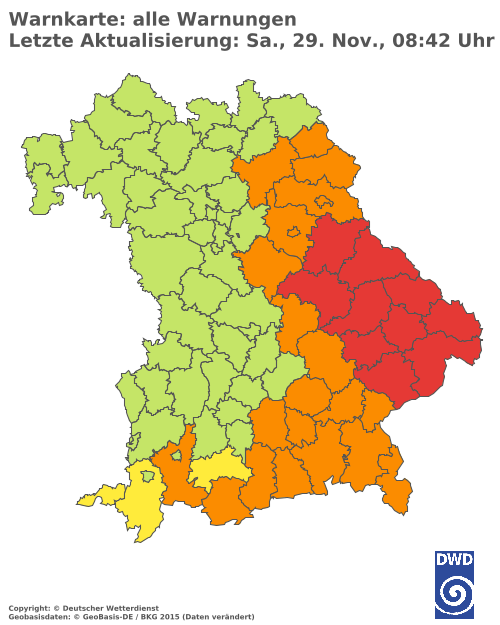 Aktuelle Wetterwarnungen für %region%