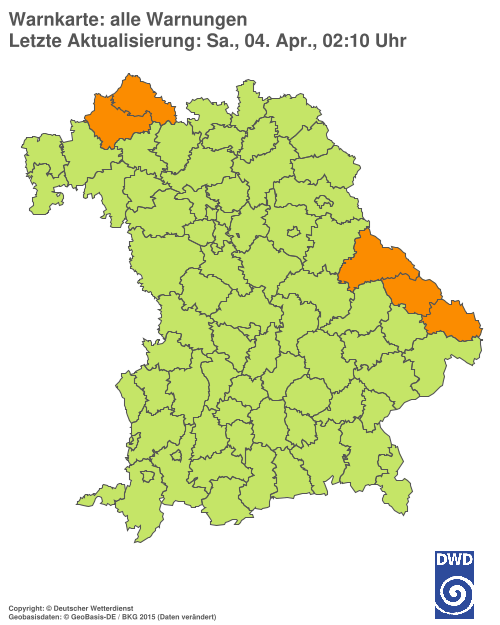 Aktuelle Wetterwarnungen für %region%
