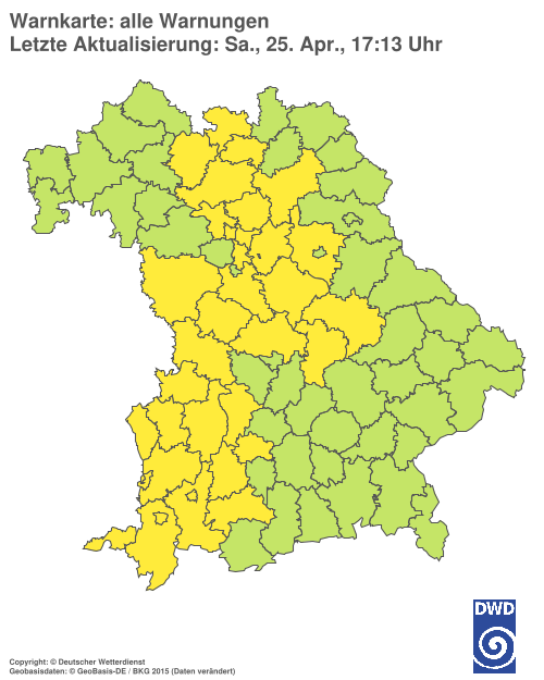 Aktuelle Wetterwarnungen für %region%