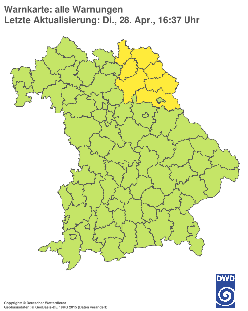 Aktuelle Wetterwarnungen für %region%