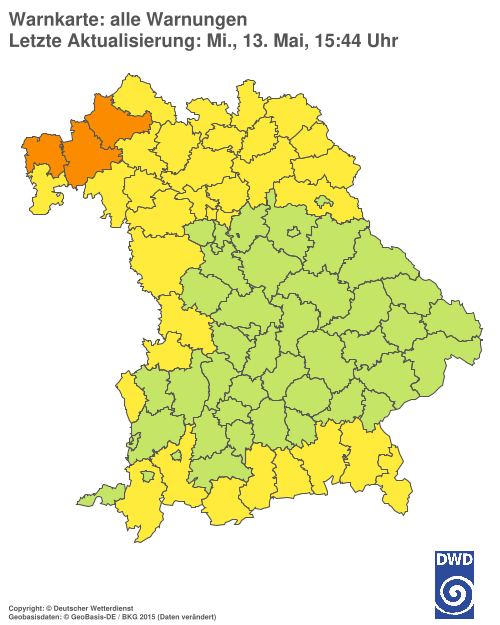 Aktuelle Wetterwarnungen für %region%