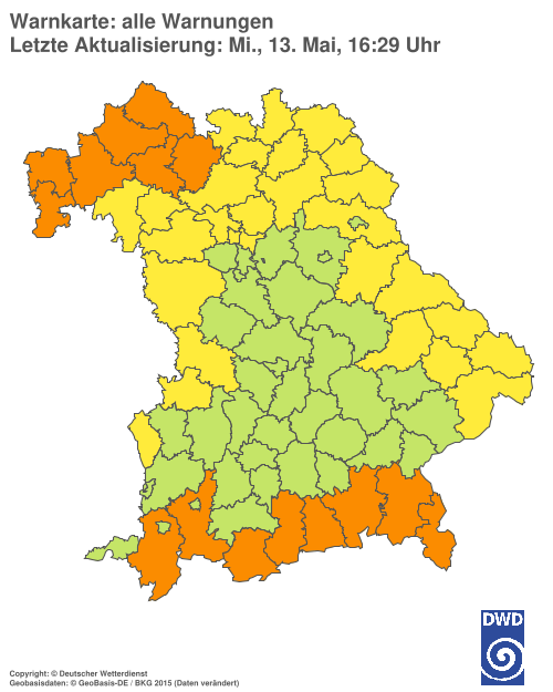 Aktuelle Wetterwarnungen für %region%